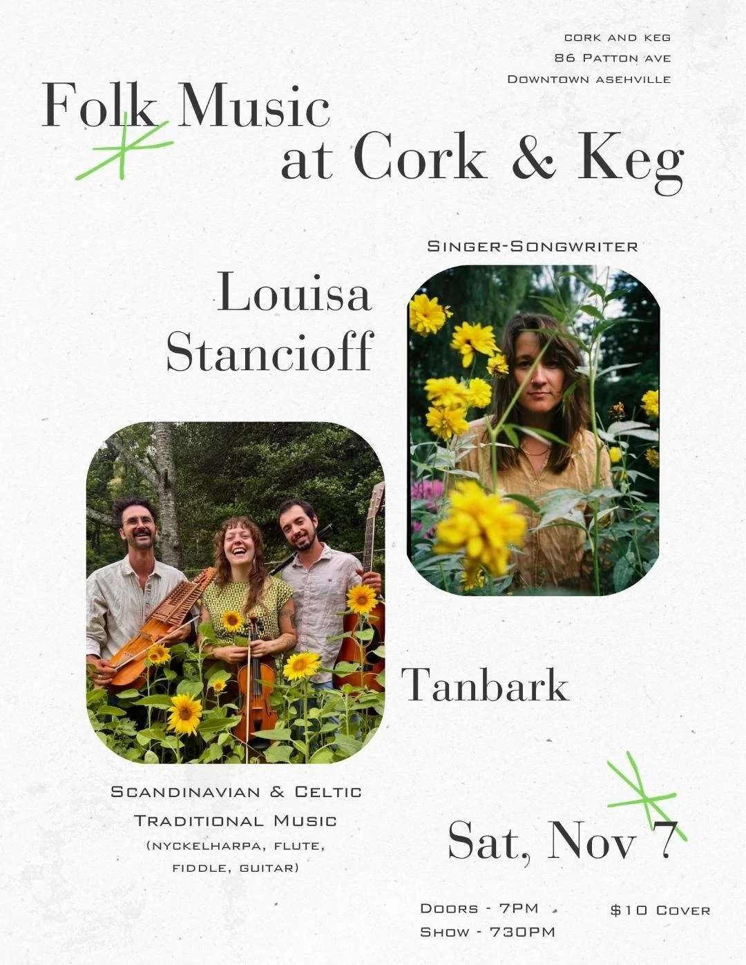 Louisa Stancioff / Tanbark @ the Cork &amp; Keg