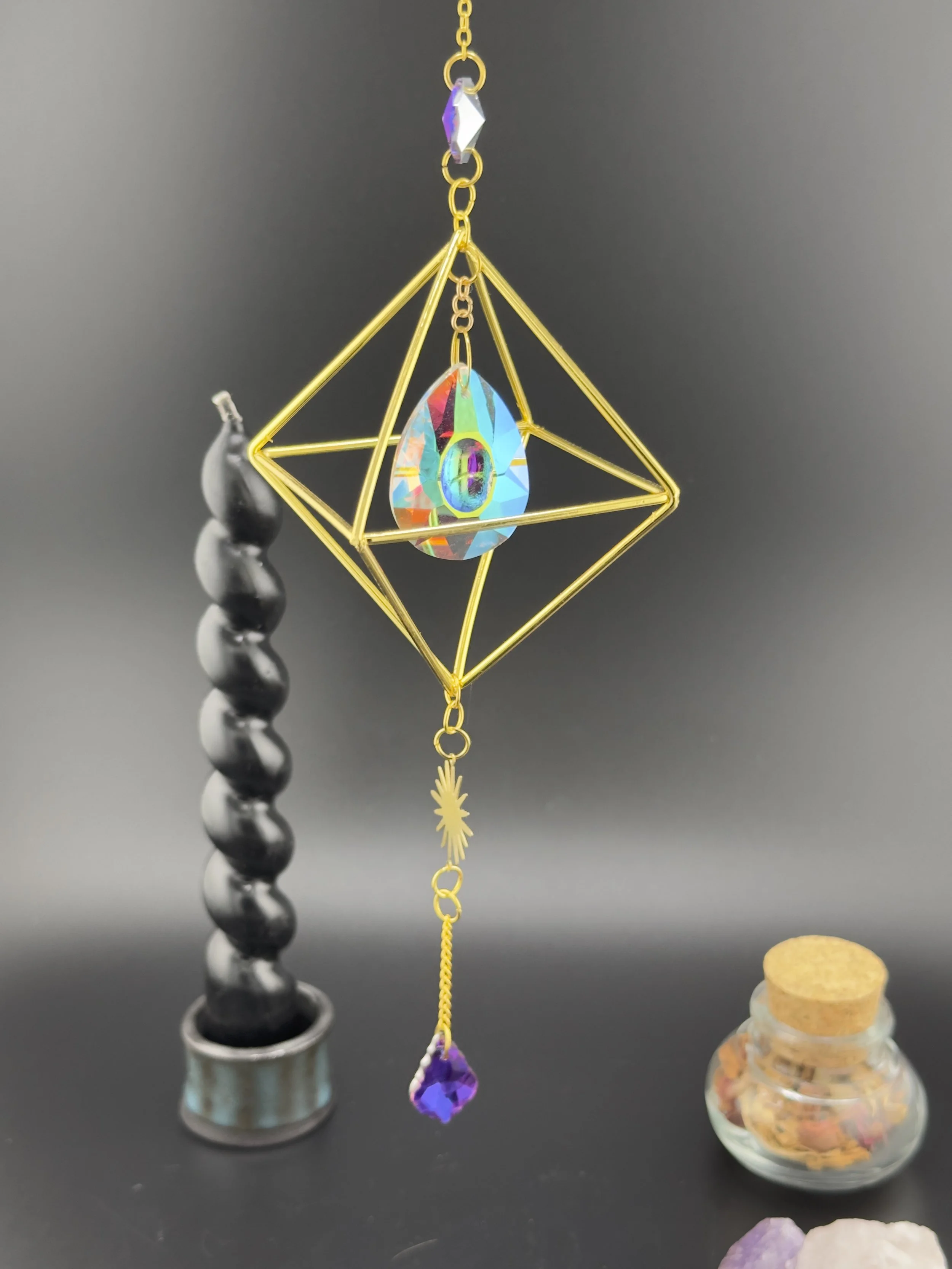 Suncatcher mit Prisma für Hexen