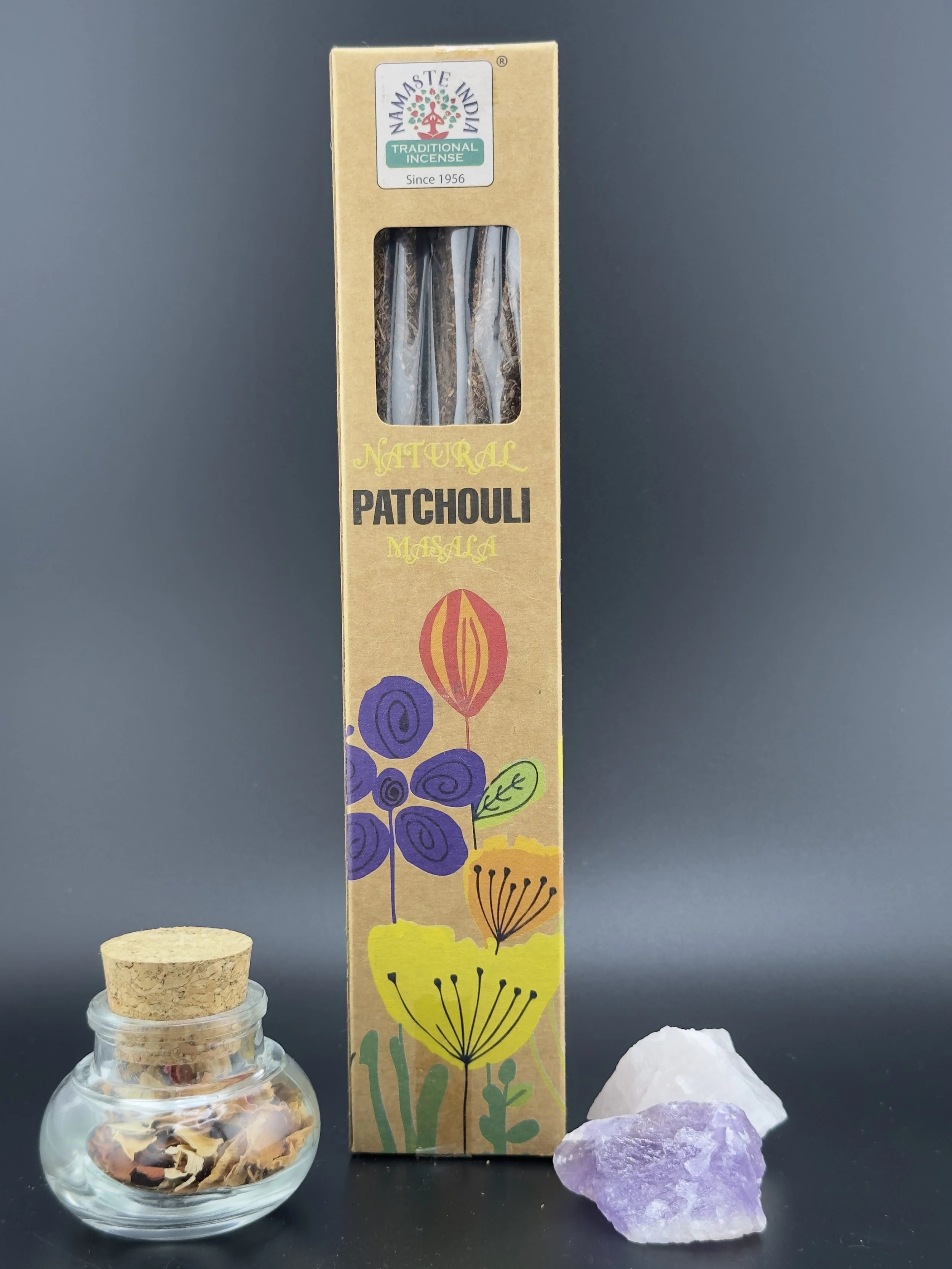 Natürlicher botanischer Masala- Räucherstäbchen – Patchouli