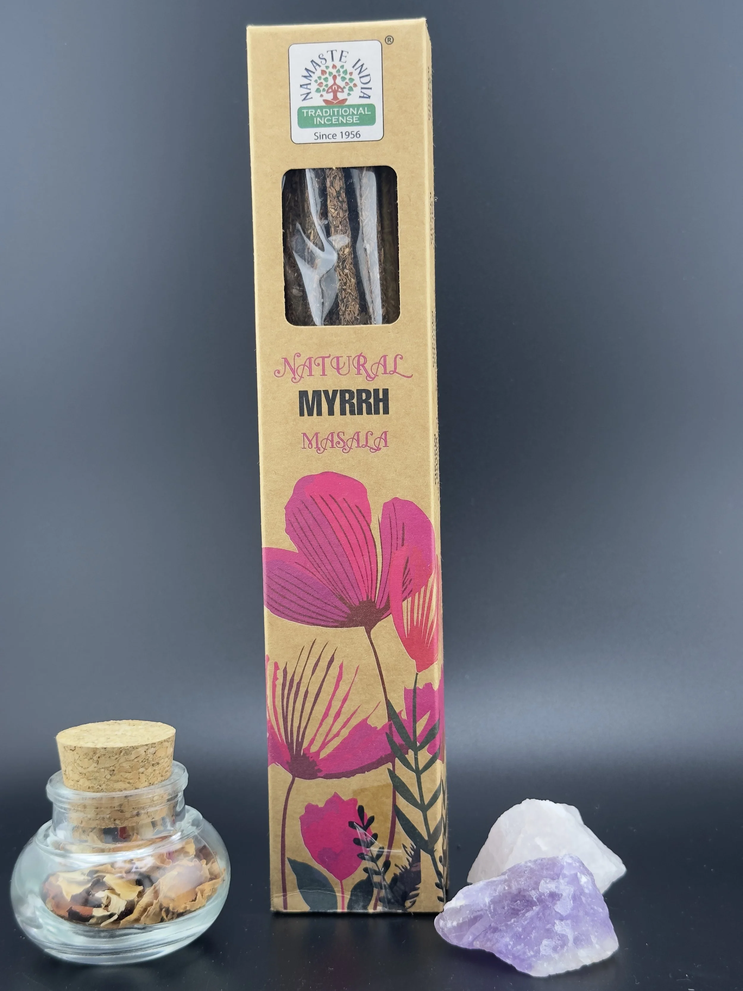 Natürlicher botanischer Masala- Räucherstäbchen – Myrrhe