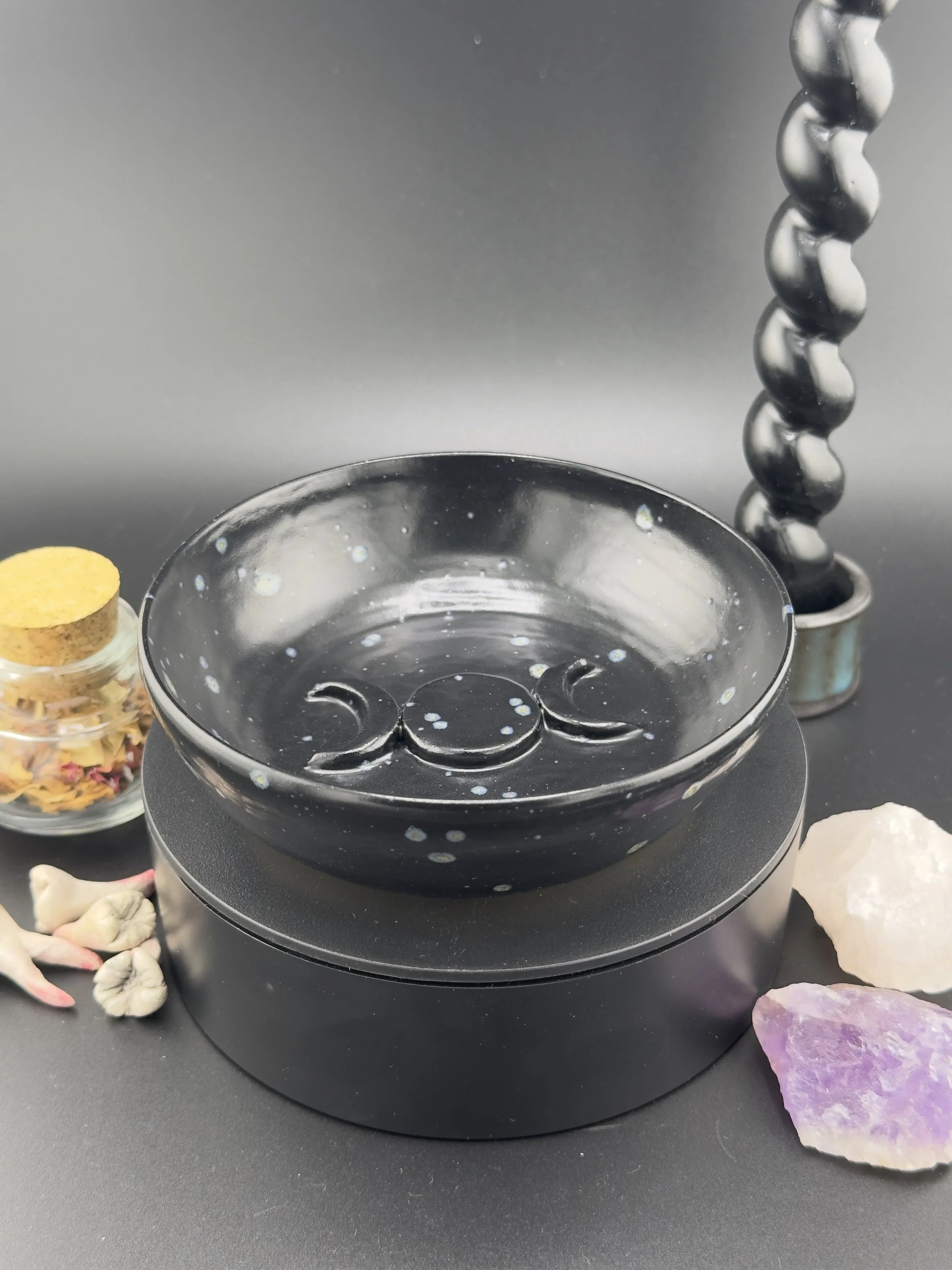 Räucherschale Triple Goddess aus Keramik
