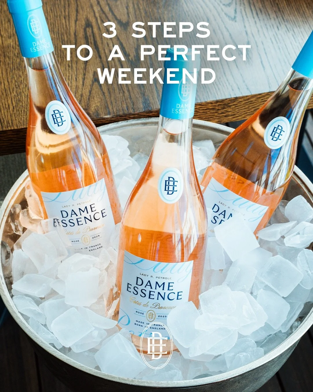 Chill. Pour. Repeat until relaxed. The Dame wishes you a wonderful weekend. 🩵