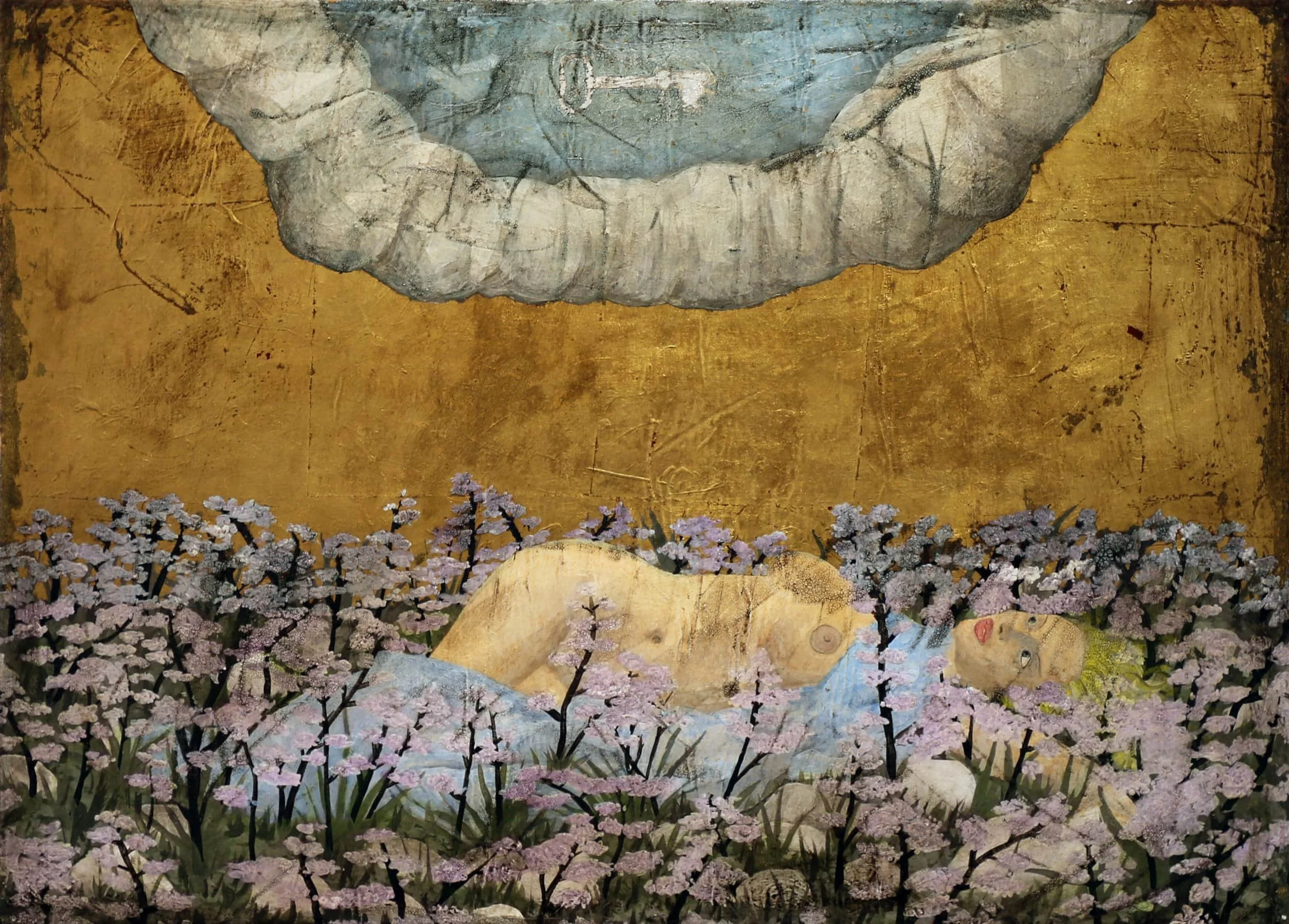 The Dreamer, 2008. acrylic/oil on canvas, 16 × 23 in.