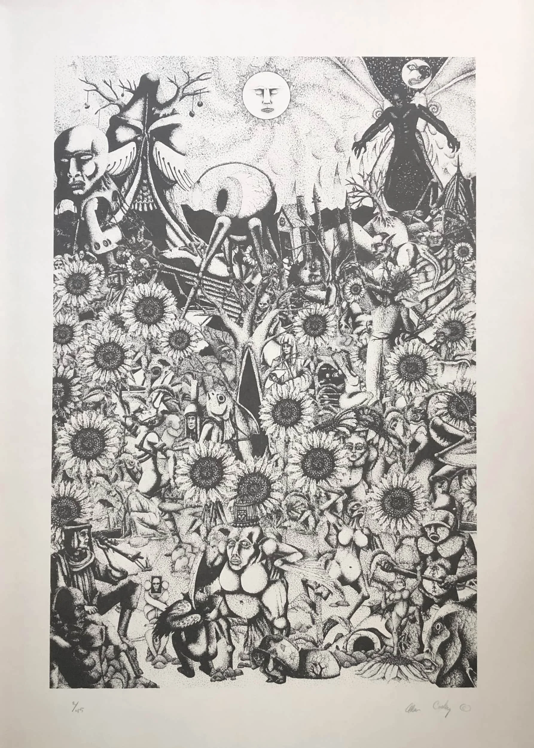 (untitled), 1993. lithograph (45 editions), 36 × 26 in.