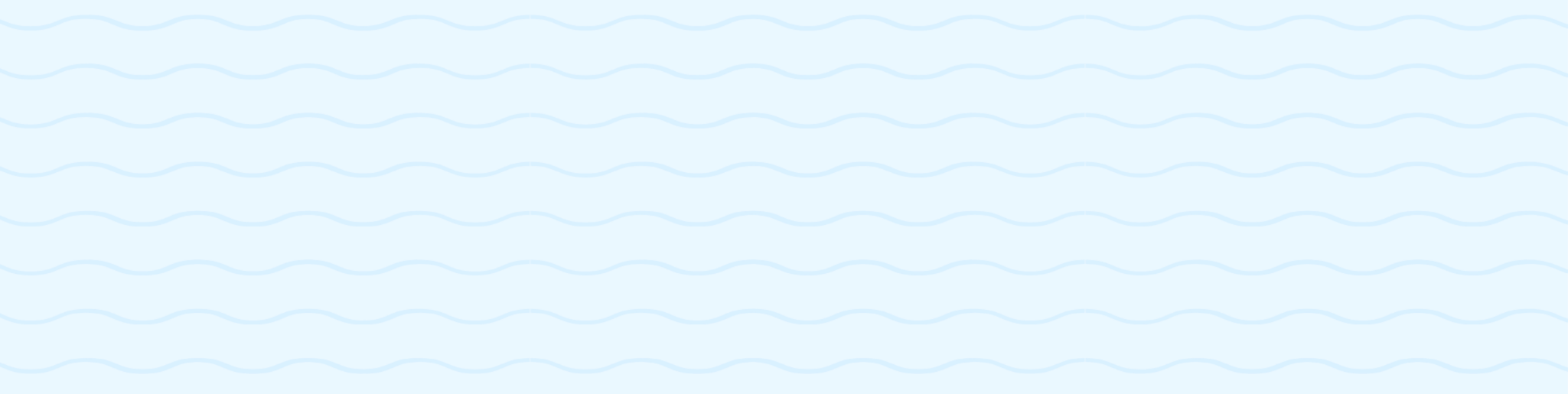 The image shows a light blue background with a subtle wave pattern.