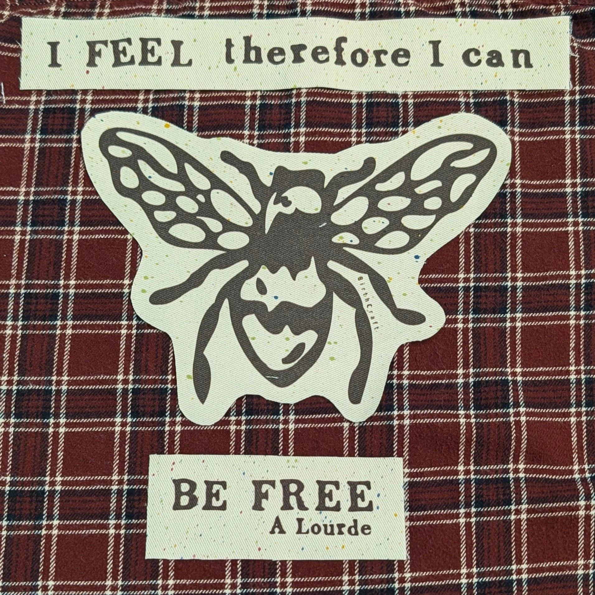 Therefore flannel. Pre sewing.
"I feel therefore I can be free." -Audrey Lourde