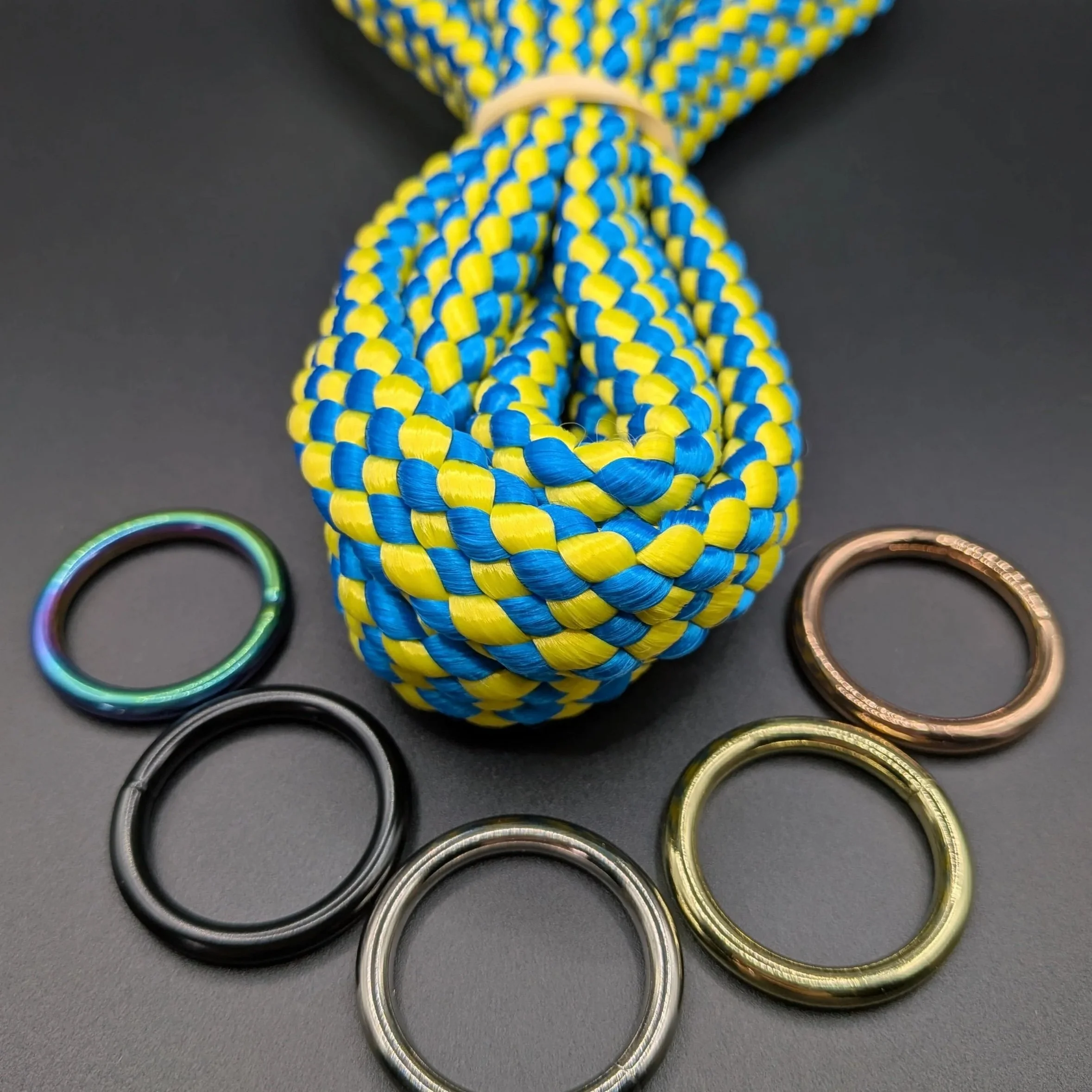 Metallic Blue & Yellow