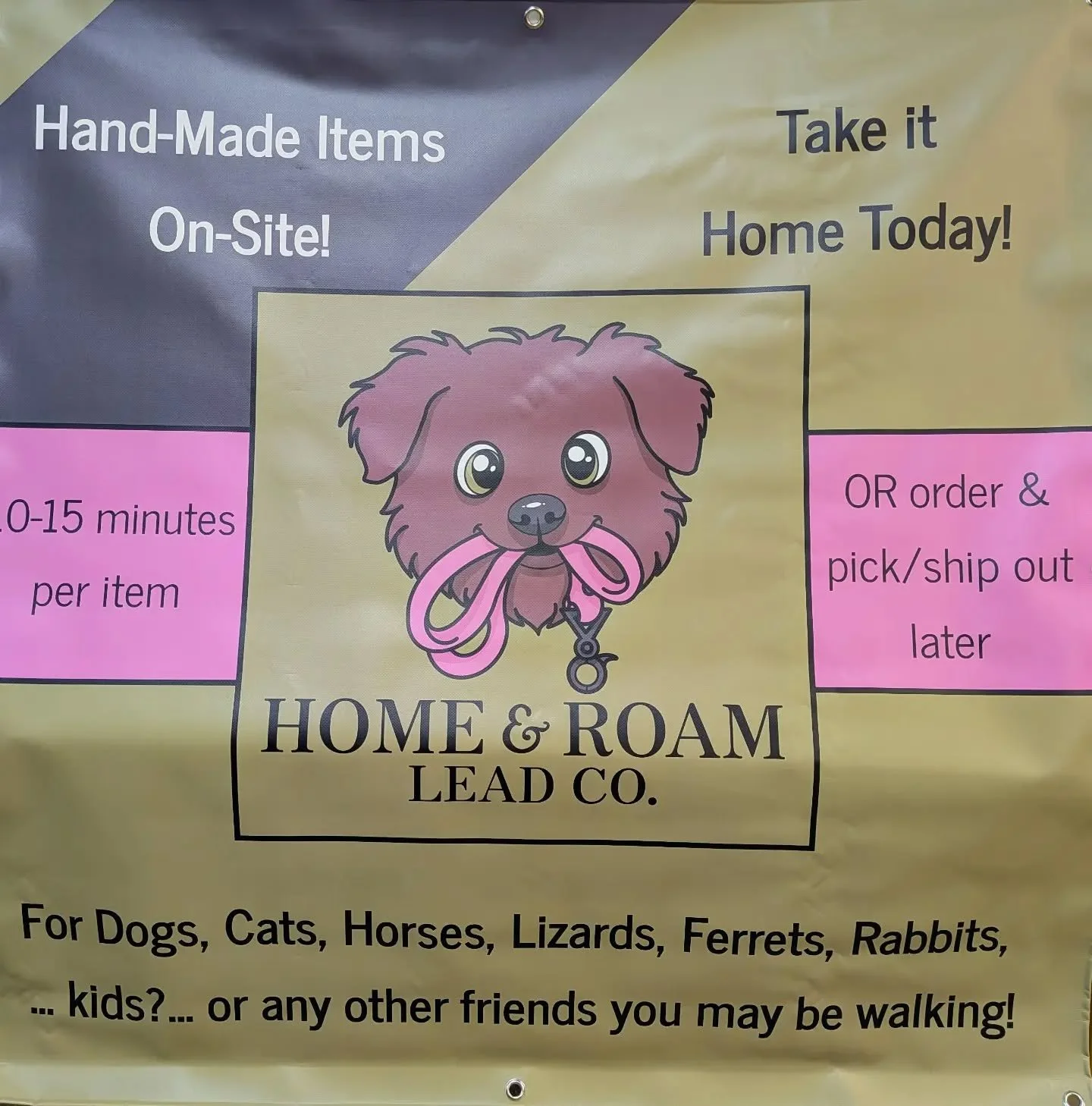 Our big vendor banner arrived today. 🥳
Very excited to get the chance to use it soon.