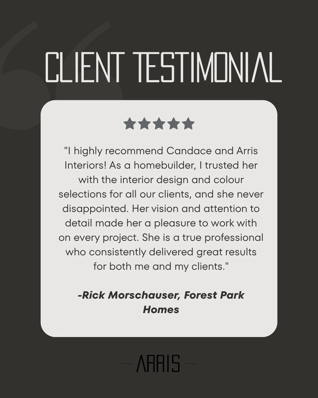 So grateful for words like this 🤍⁠
⁠
We put a lot of intention into every project, so hearing this from our clients means everything.