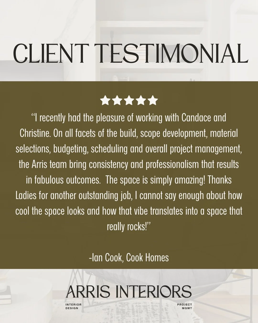 So grateful for words like this.⁠
⁠
We put a lot of intention into every project, so hearing this from our clients means everything.
