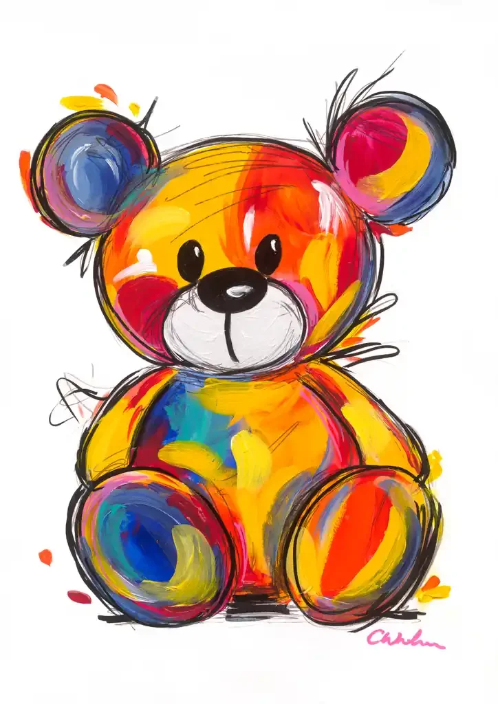 Rainbow Teddy