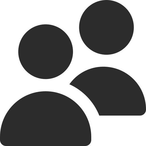 Silhouette of three people against a black background.