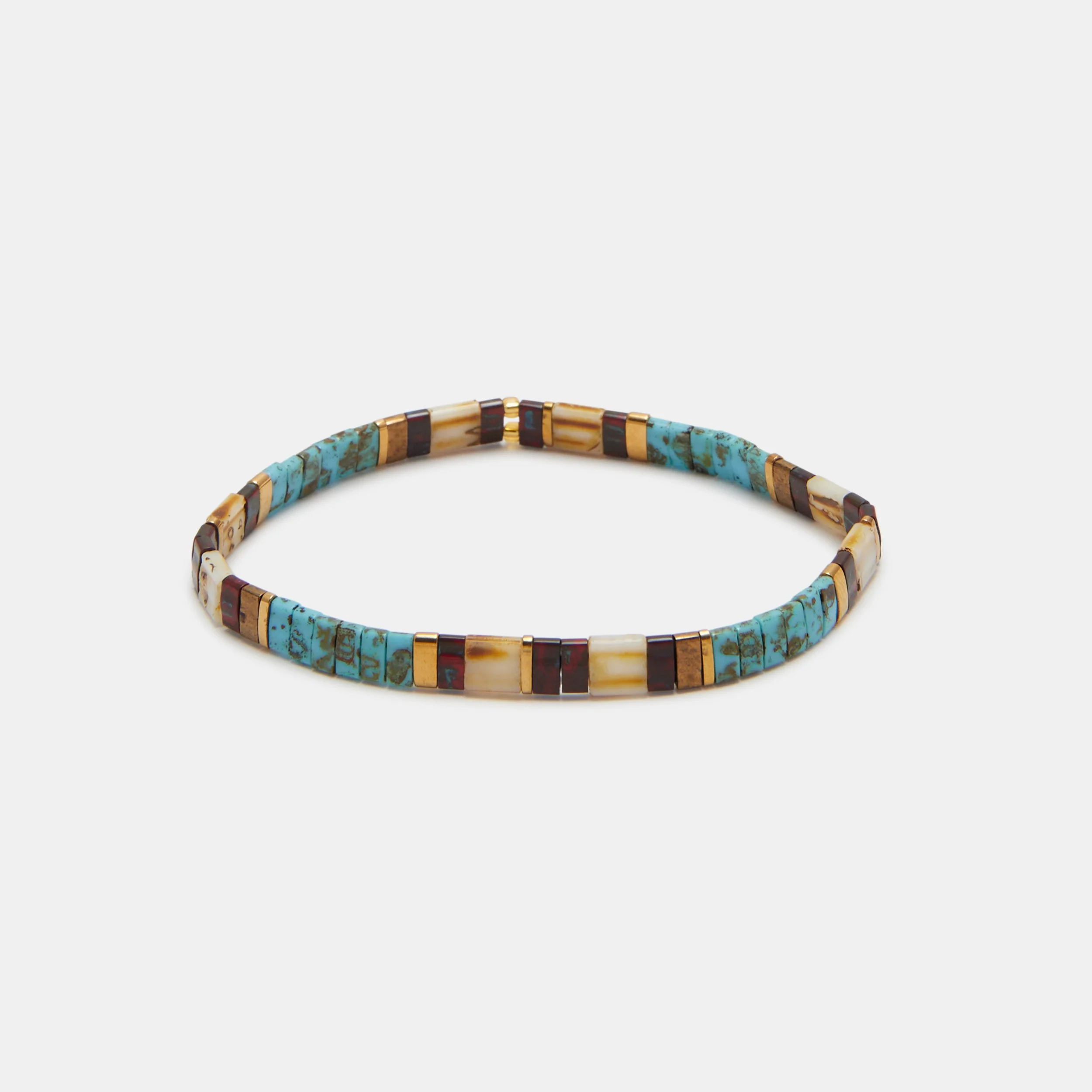 FLAT STONE STRETCH BRACELET