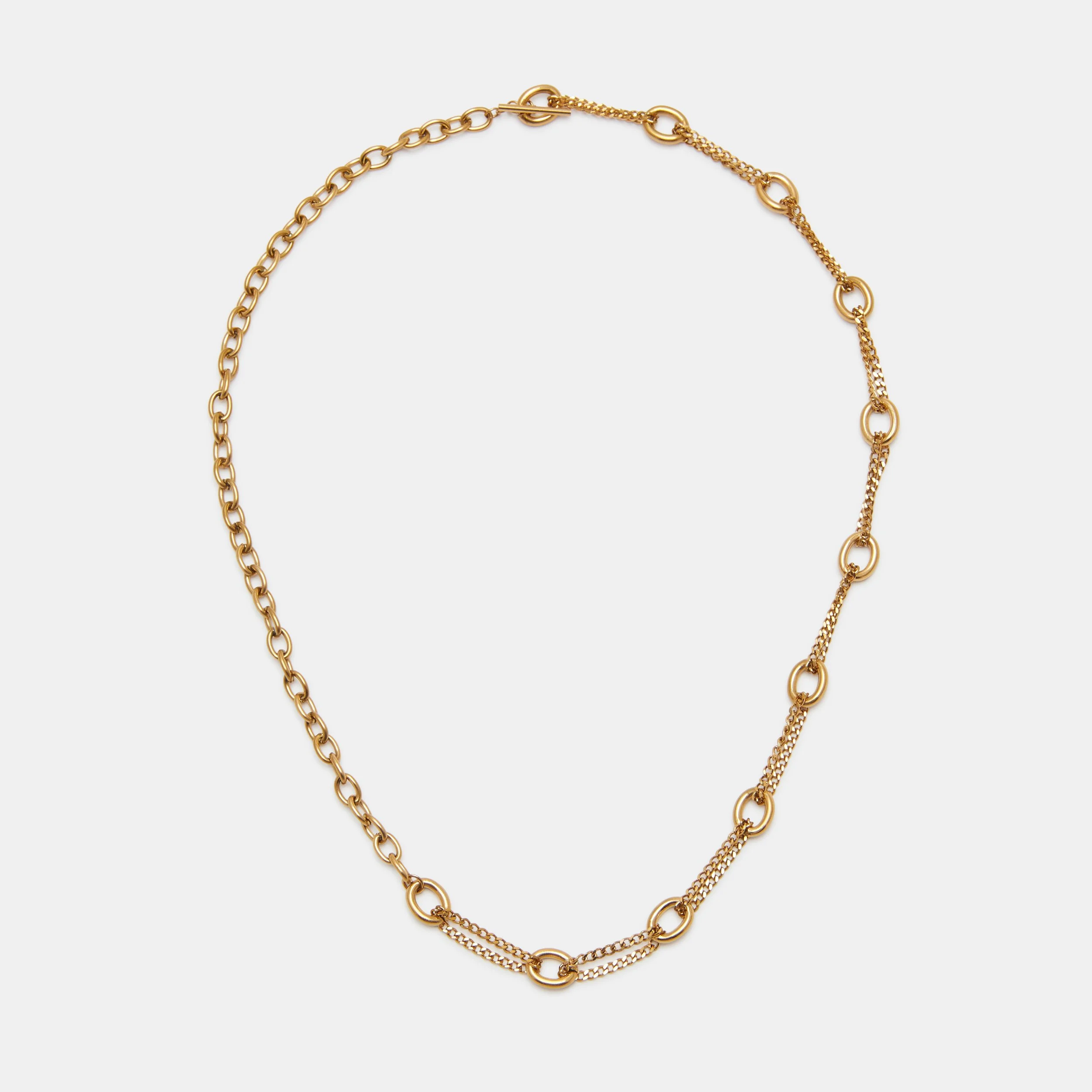 MIX CHAIN LINK NECKLACE