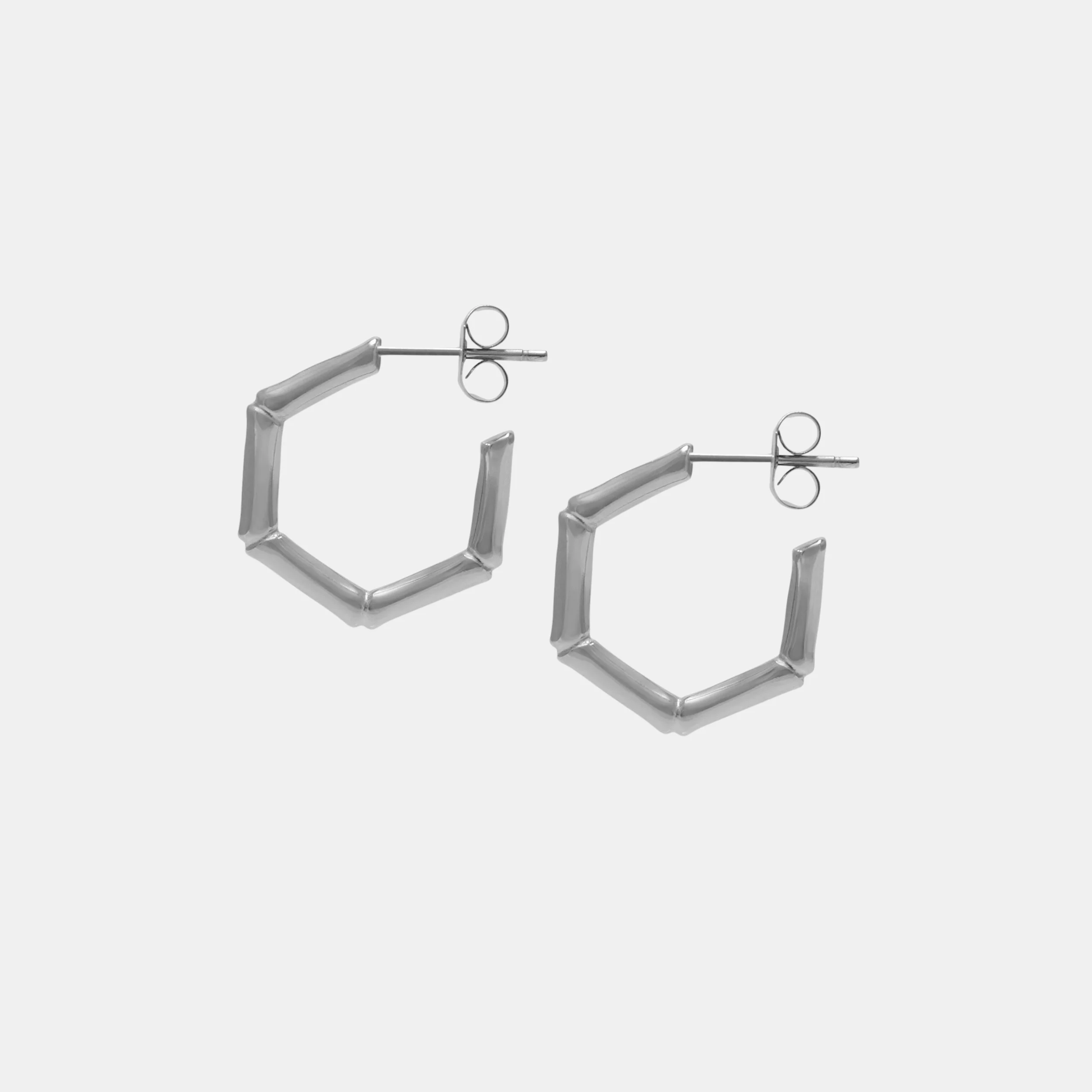 BAMBOO MINI HOOP EARRINGS