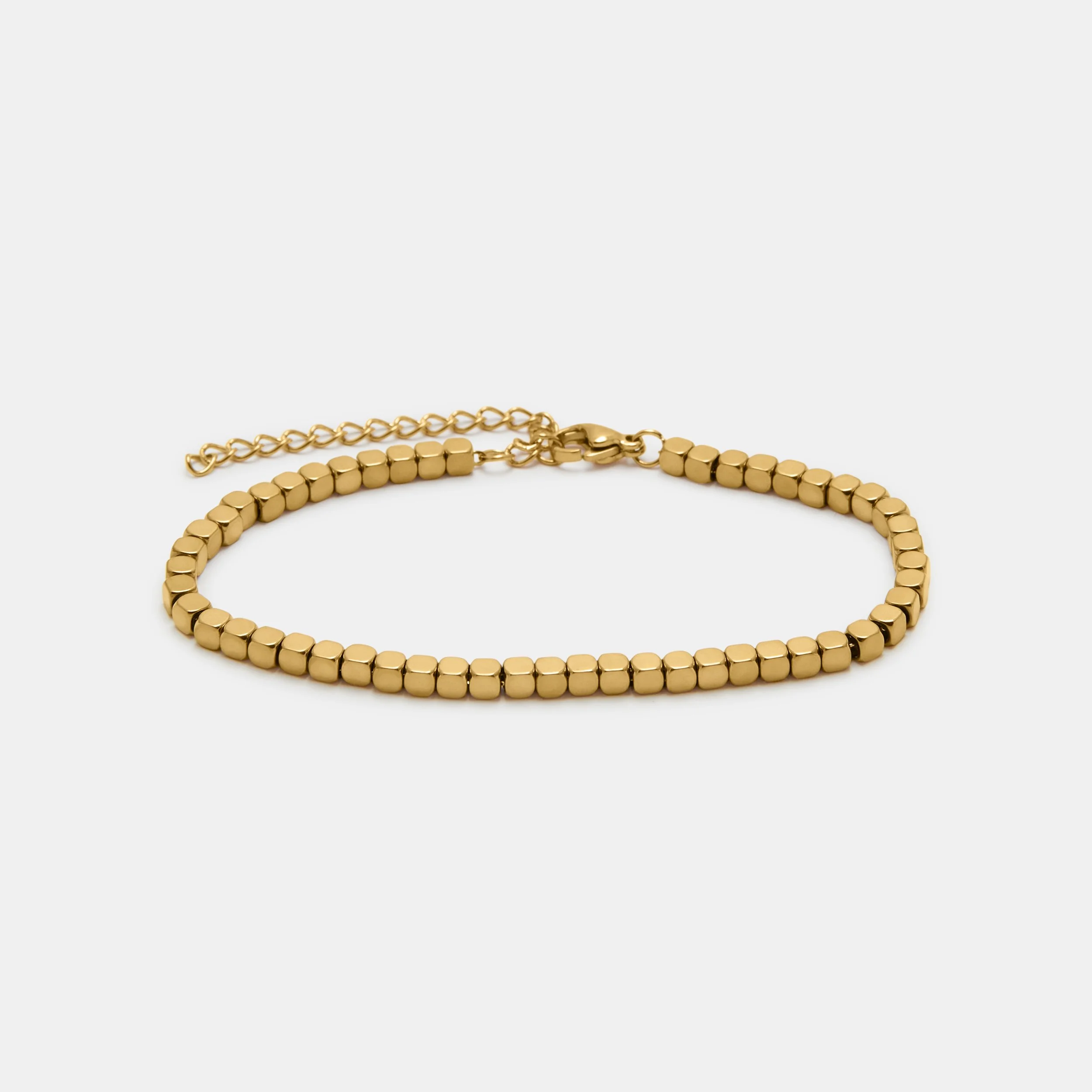 CUBE BEAD BRACELET