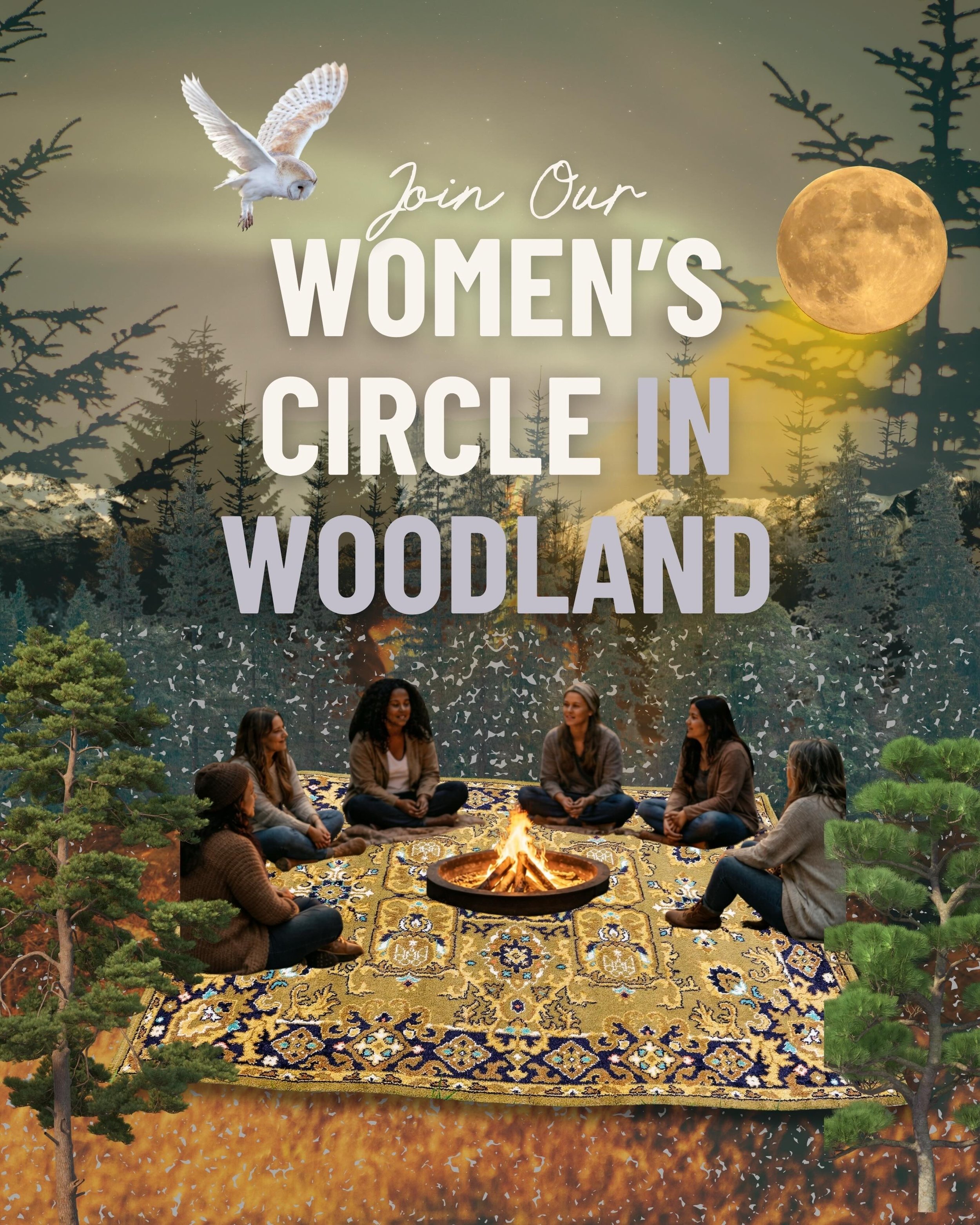 WOMEN&rsquo;S CIRCLE IN THE WOODS 🌲

This next circle is something a little different ✨✨✨

We&rsquo;ll be gathering in a private woodland, held by birdsong and by trees holding the whole thing like ancient aunties with strong boundaries. A space awa