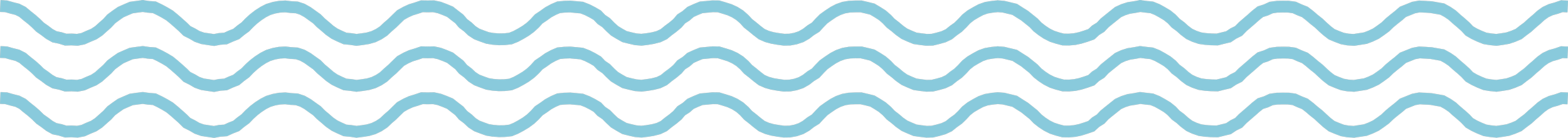 Pattern of light blue wavy lines.