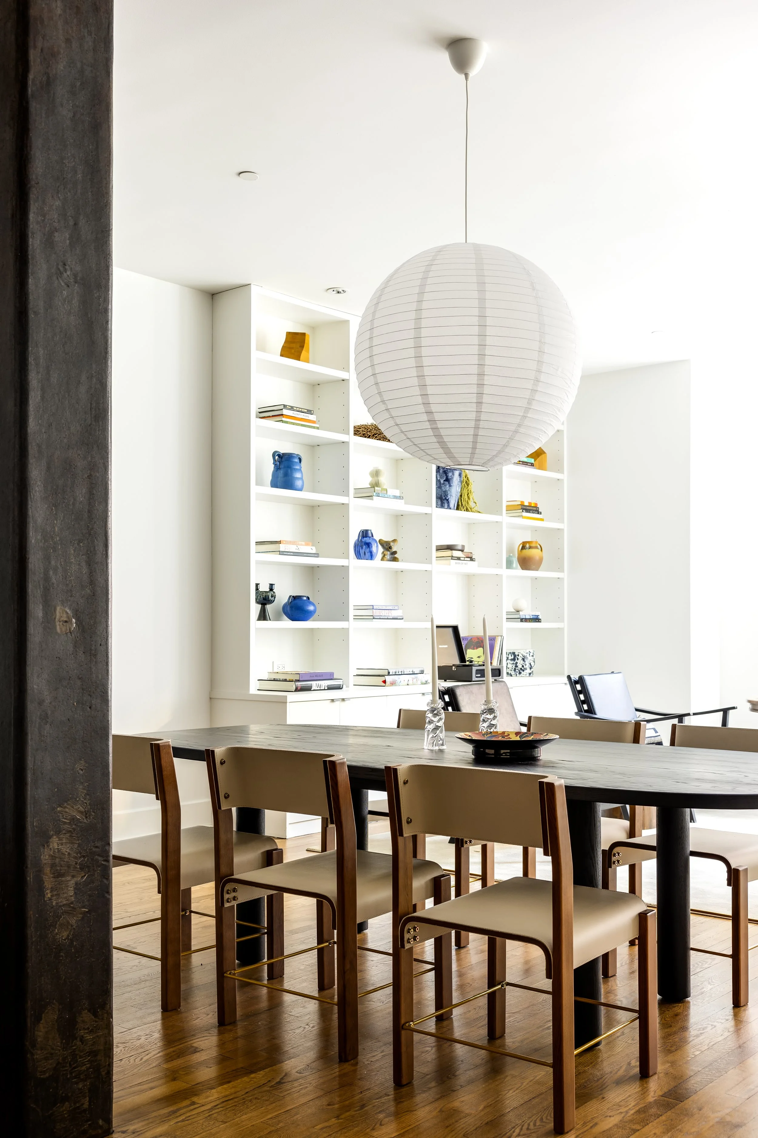Light + Air apartment staging services for an apartment located at 53 North Moore in TriBeCa in New York City.