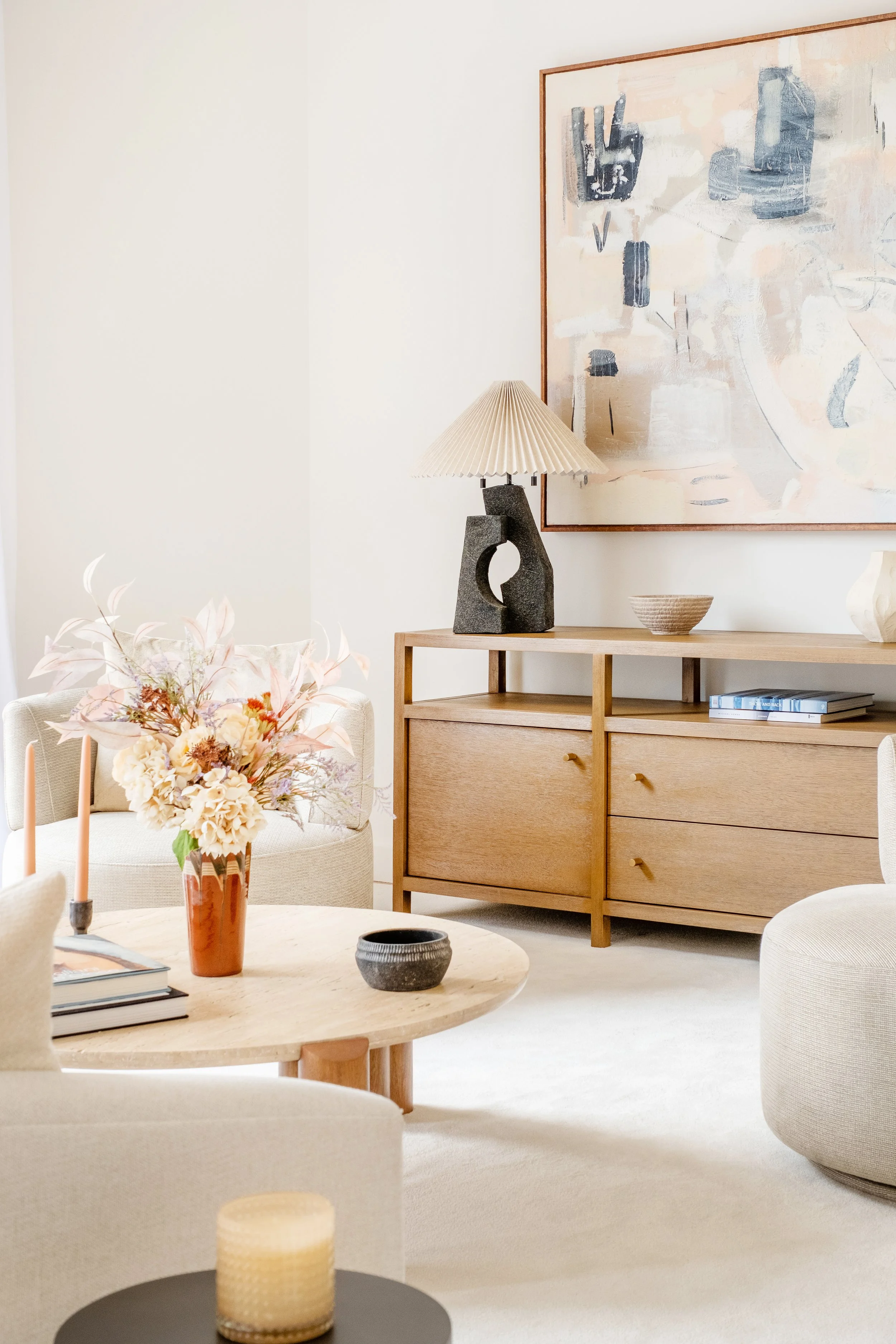 Light + Air apartment staging services for an apartment located at 212 West 93rd Street on the Upper West Side in New York City.