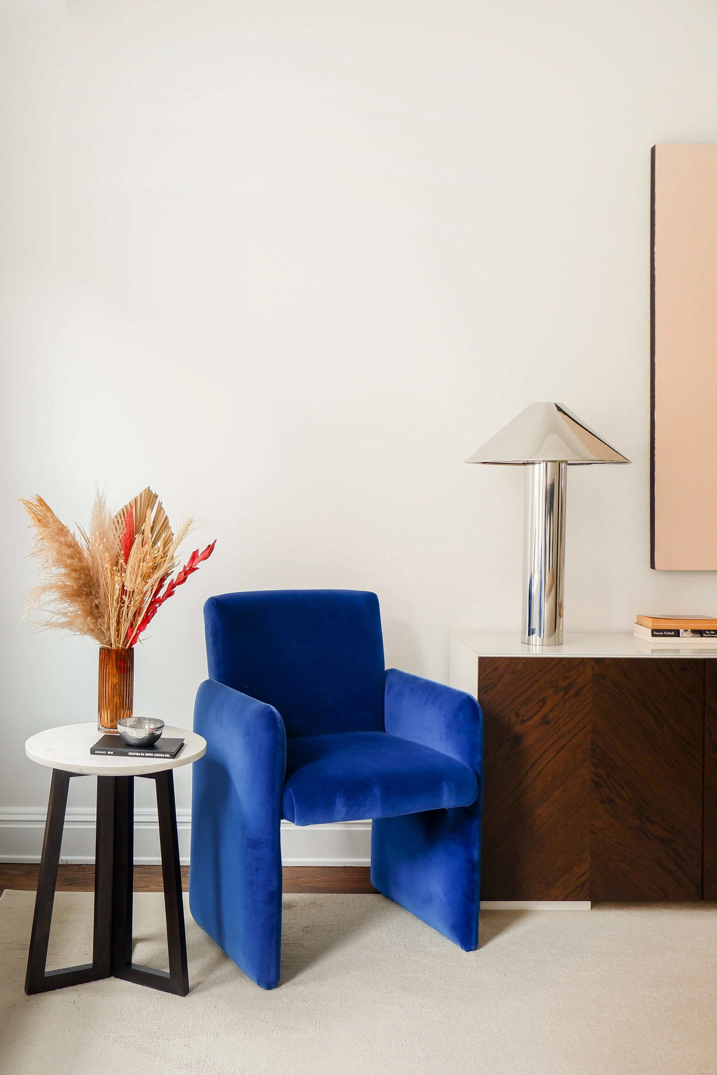 Light + Air real estate staging services for a design project located at 18 Leonard Street in TriBeCa in New York City.