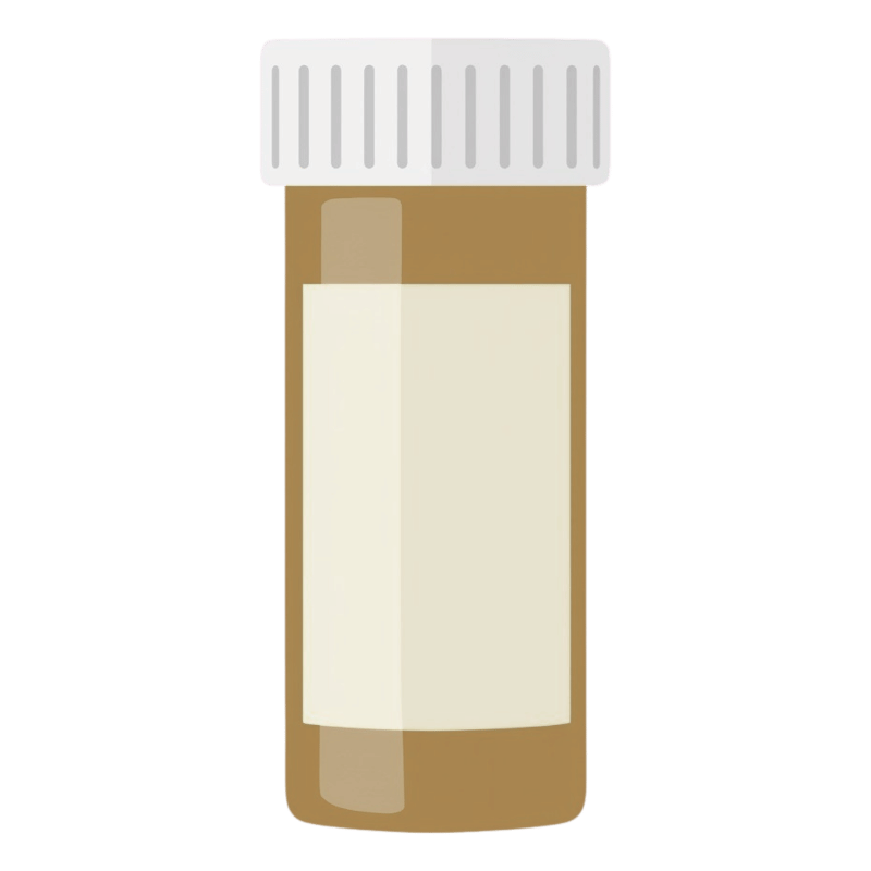 An icon of a prescription bottle