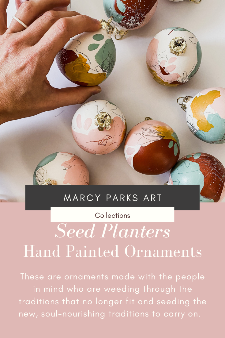 Seed Planters Hand-Painted Ornaments