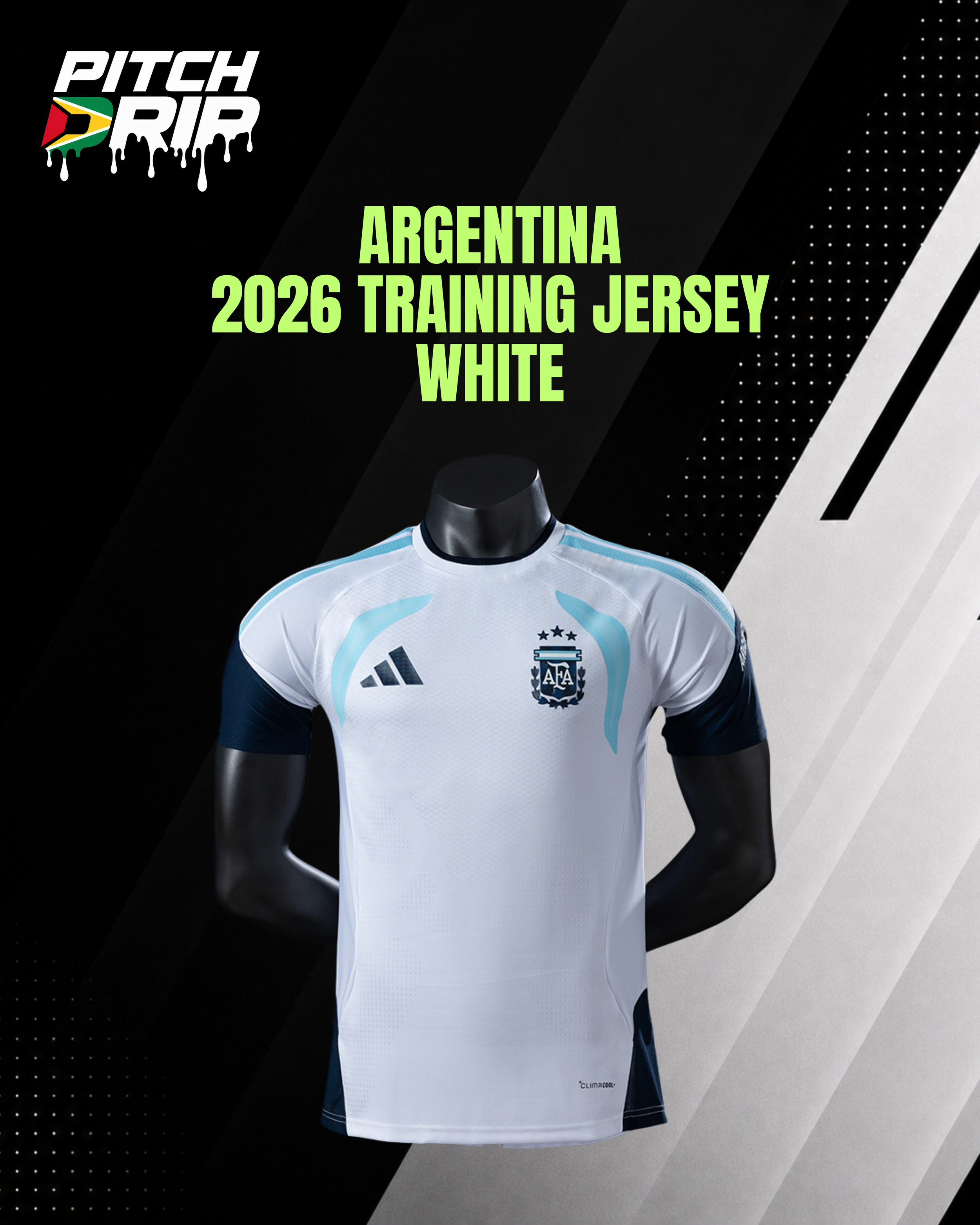 Argentina 2026 Training Jersey  (White)
