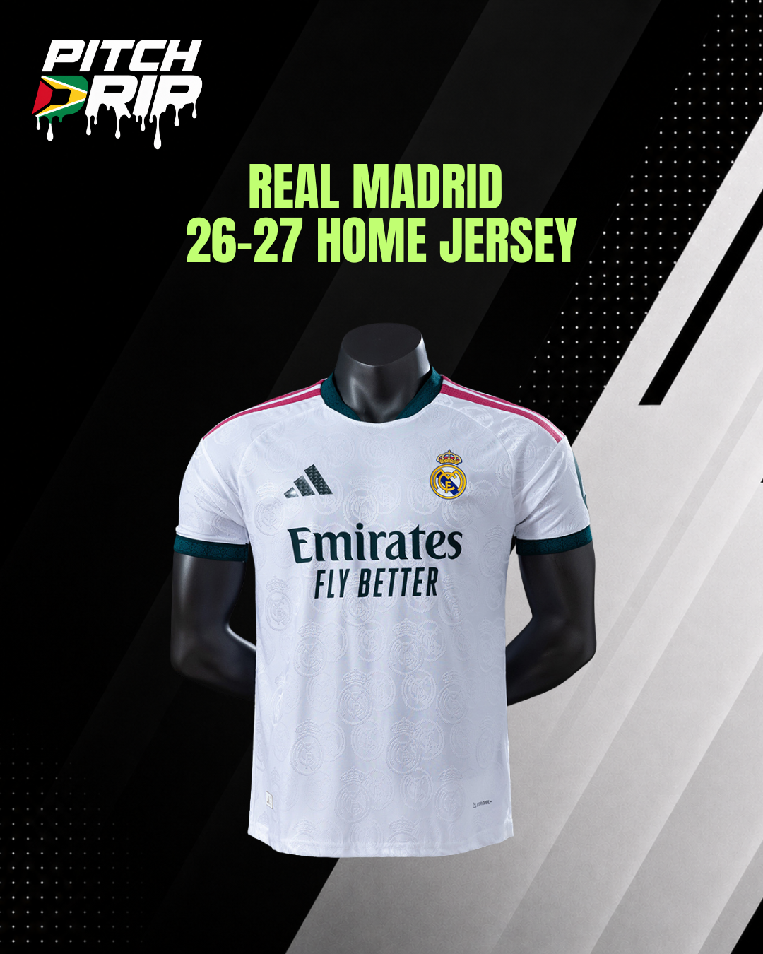 Real Madrid 2025-2026 Home Player Jersey