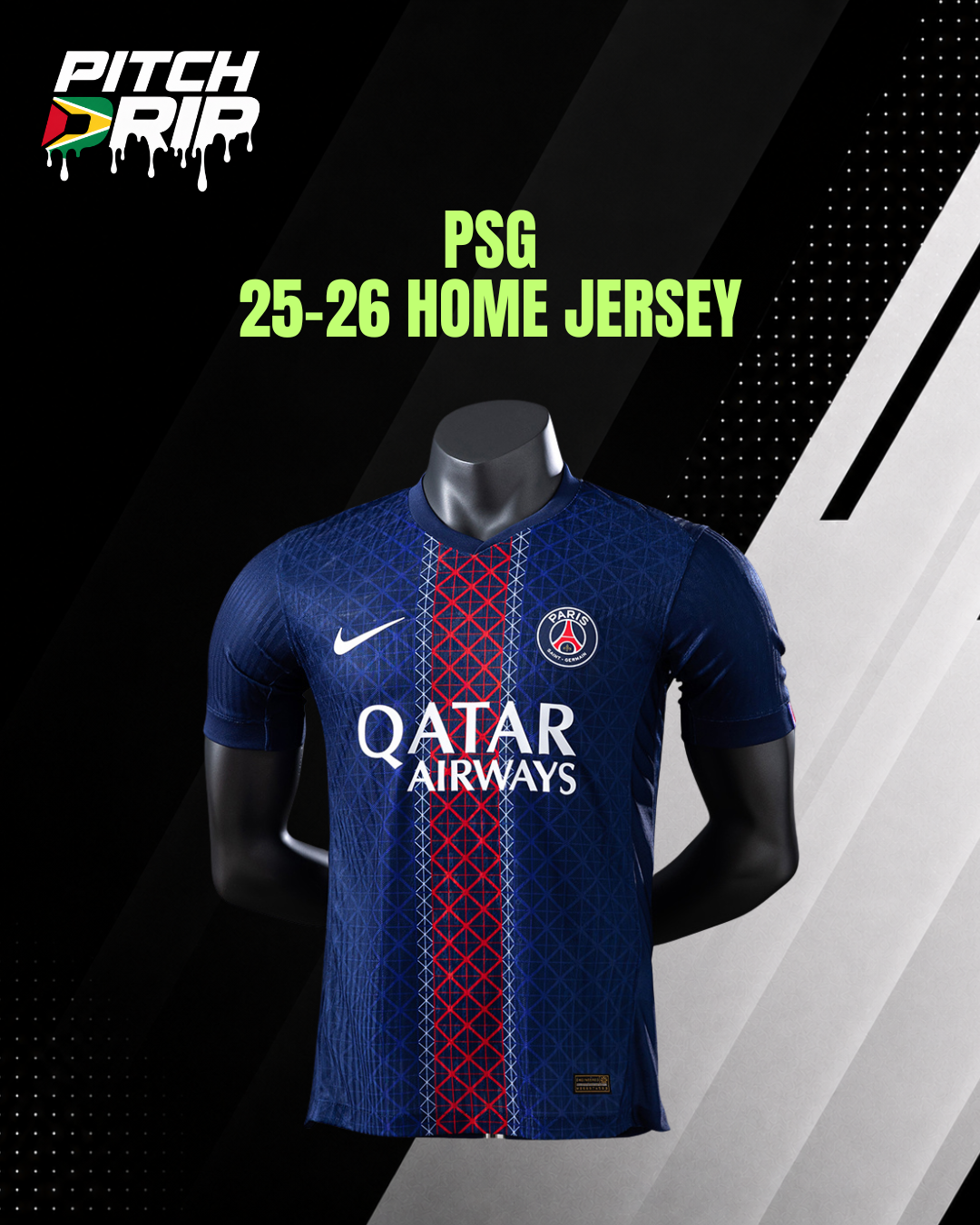 PSG 2025-2026 Home Player Jersey
