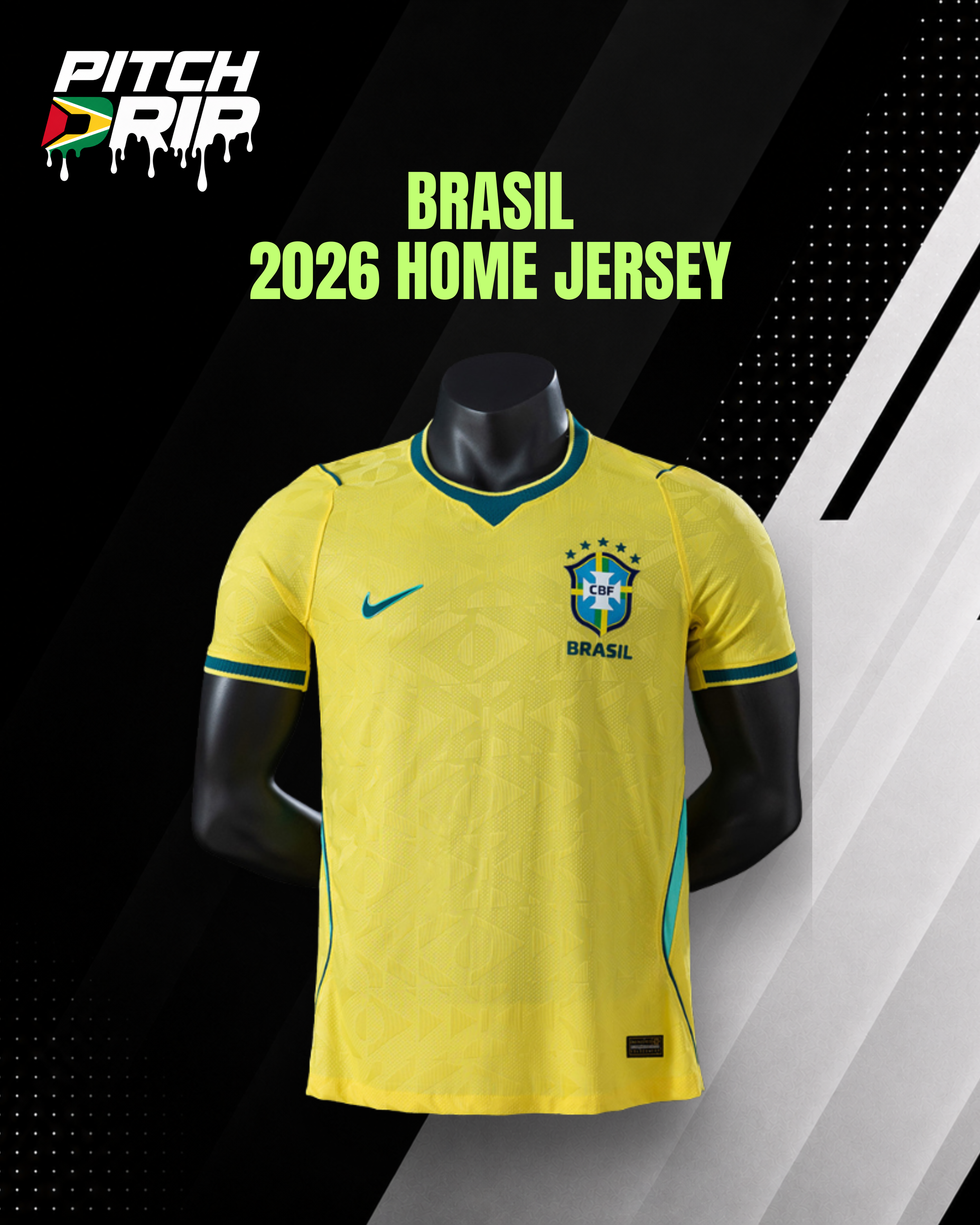 Brasil 2026 Home Jersey - Men's