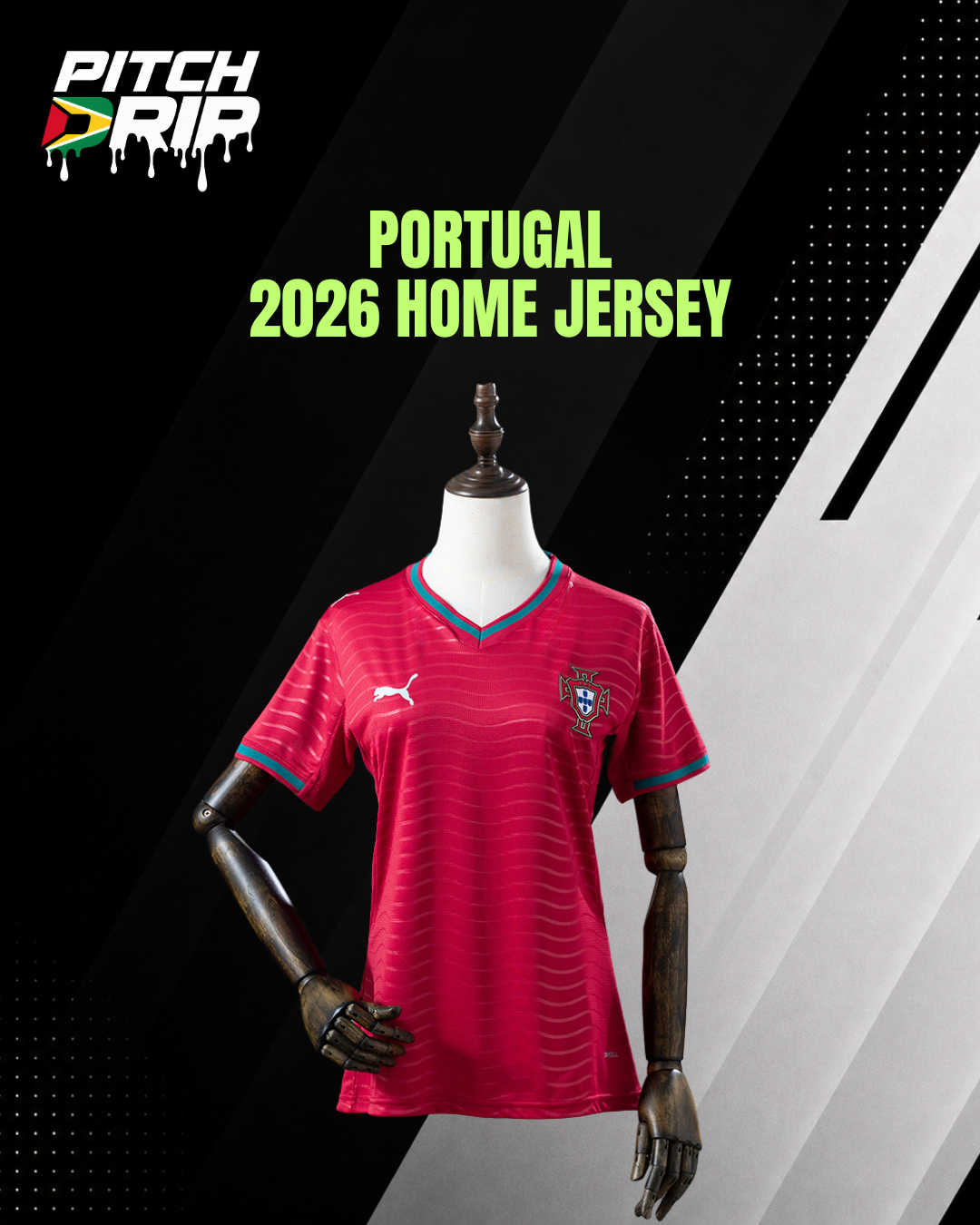 Portugal 2026 Home Jersey - Female's