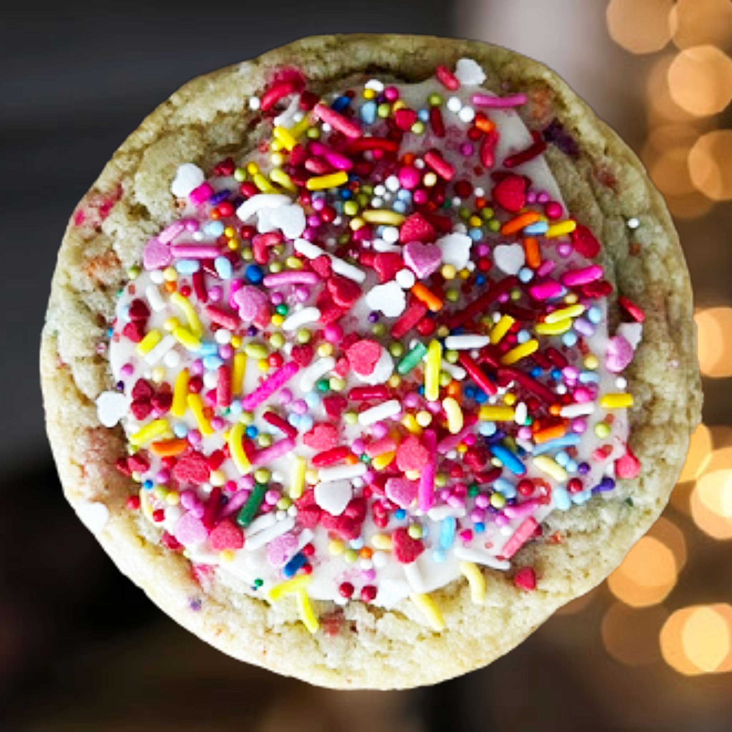 Birthday Cake Stuffed Cookie