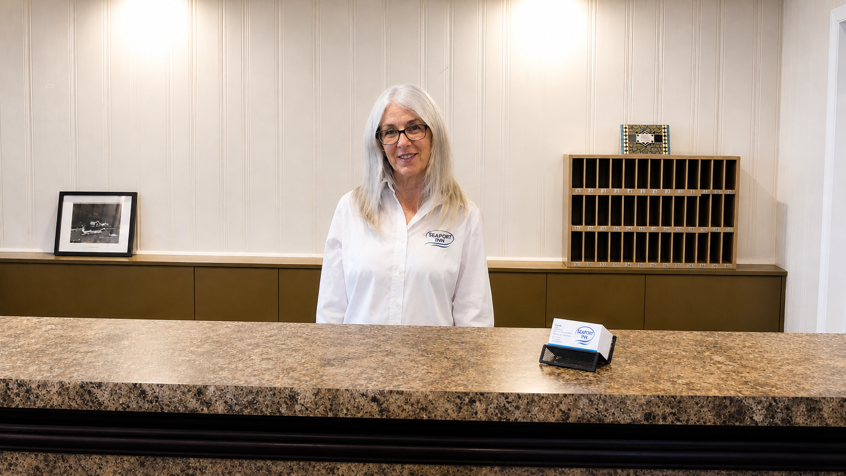Front Desk at Seaport Inn Newfoundland
