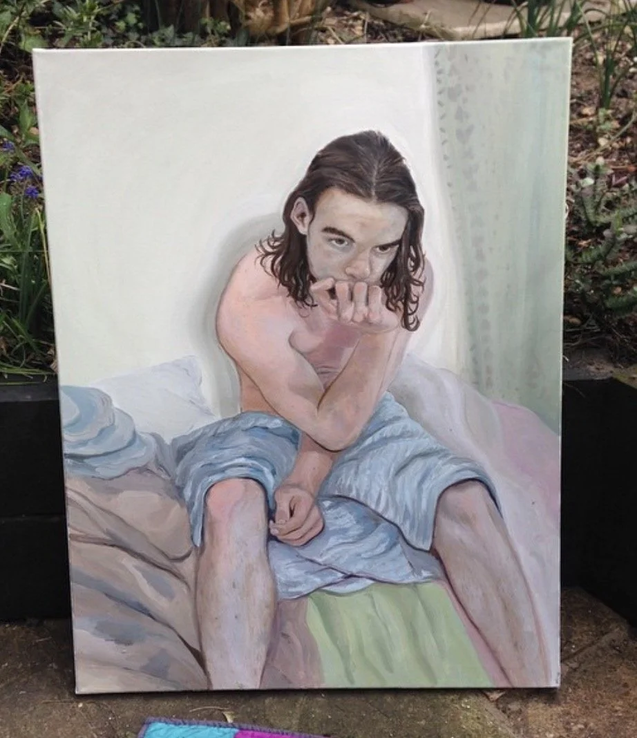 The Thinker, Oil Painting, 2015