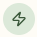 A light green round icon with a white speech bubble inside.