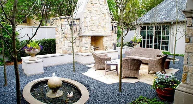 French Courtyard Garden
