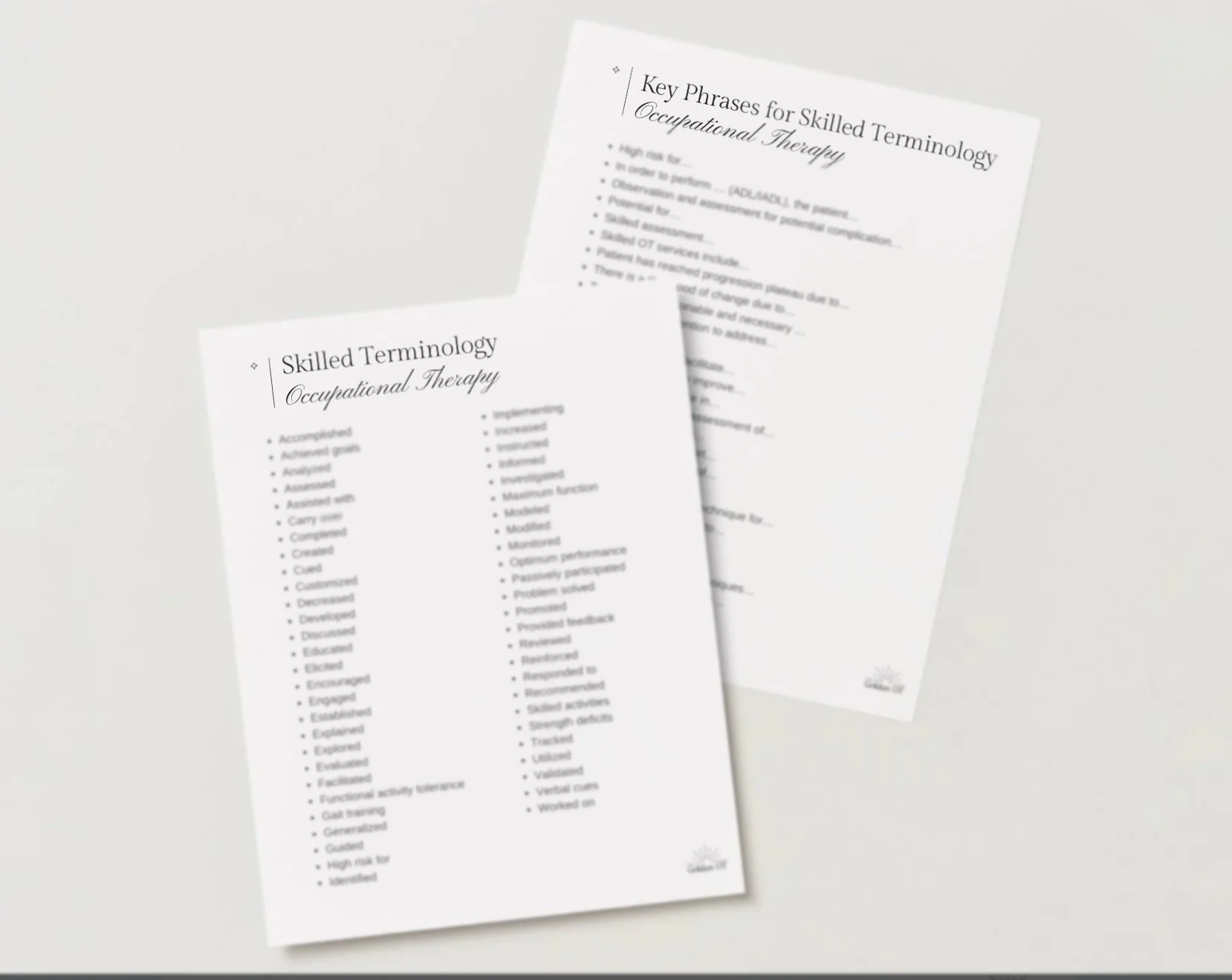 Skilled Terminology