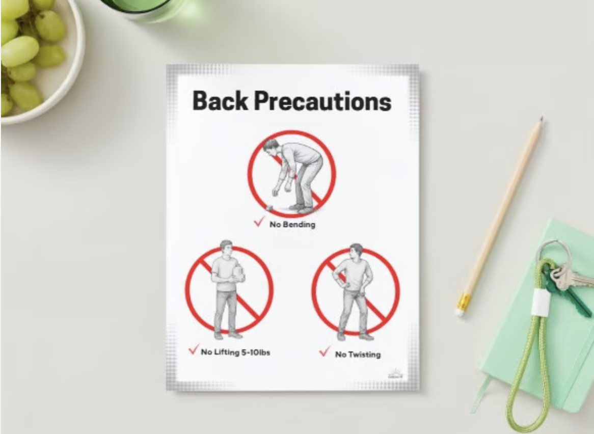 Back Precautions