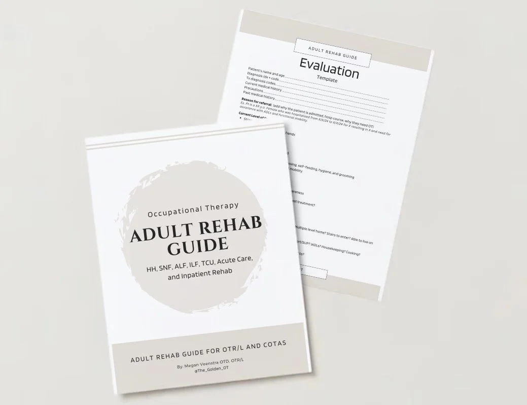 10 Page Adult Rehab Guide