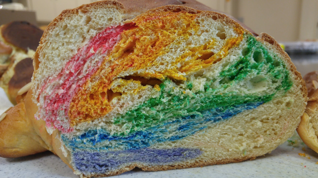 Jesus in the Rainbow Bread