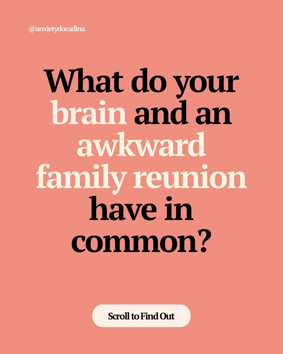 Unwanted thoughts and feelings are like annoying party guests. You don&rsquo;t have to get rid of them before you can enjoy the party. Make room for discomfort, and keep moving toward what matters. 

#anxiety #ocd #mentalhealthtips #anxietytherapy #a