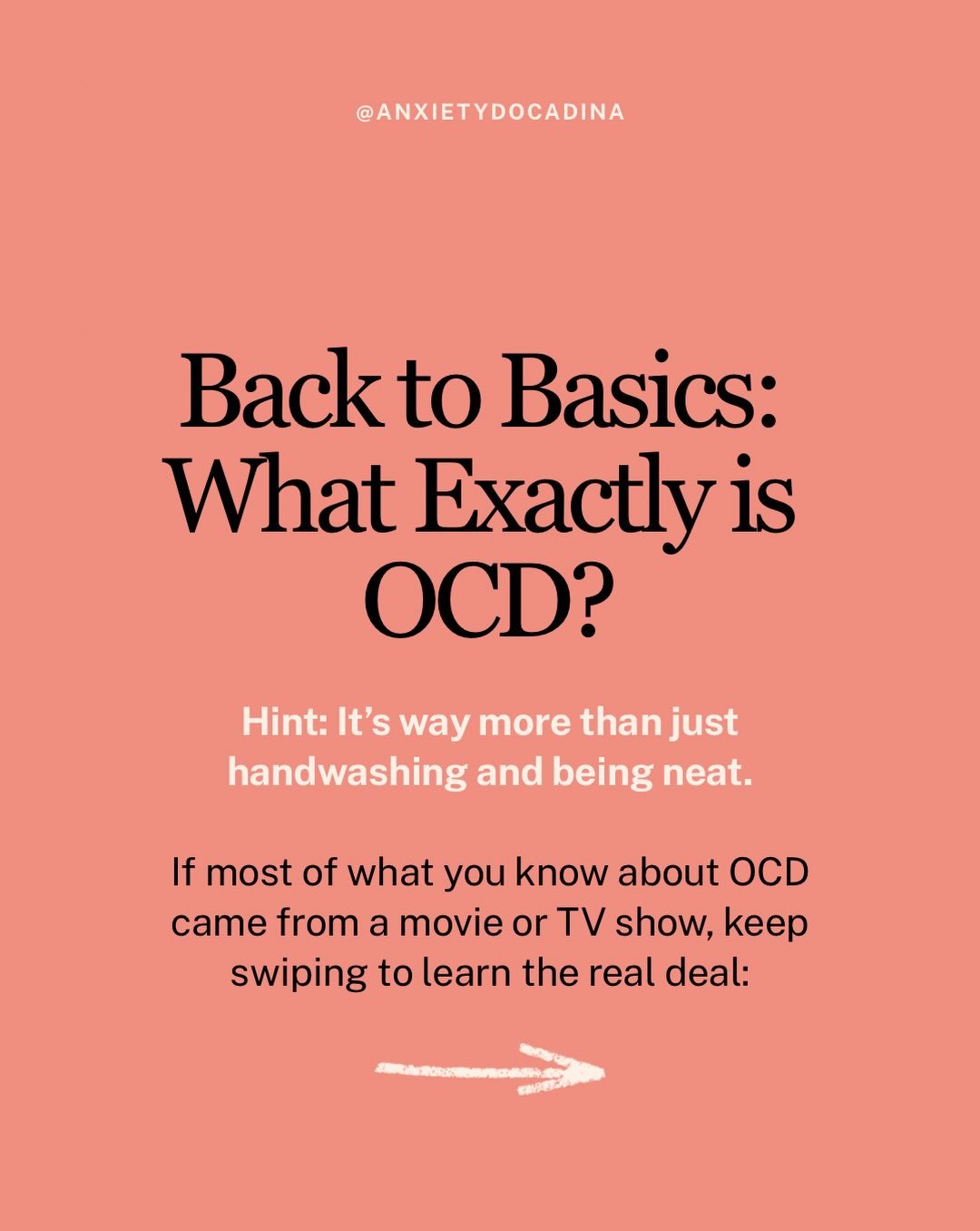 OCD isn&rsquo;t a personality trait. It isn&rsquo;t loving a clean room. It isn&rsquo;t just being a perfectionist. OCD is getting caught in a cycle of intrusive thoughts and compulsions that demand certainty, reassurance, or relief.

The more OCD ge