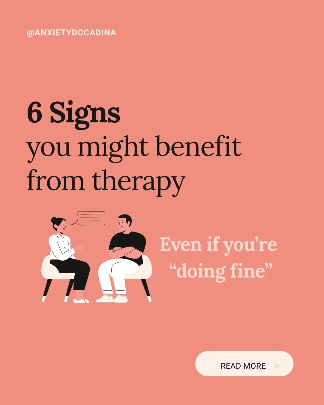 You don&rsquo;t need to be &ldquo;bad enough&rdquo; to try therapy. If life has been feeling harder lately, that&rsquo;s enough of a reason to seek support. In fact, therapy can be especially helpful BEFORE you reach a crisis point, when you have the