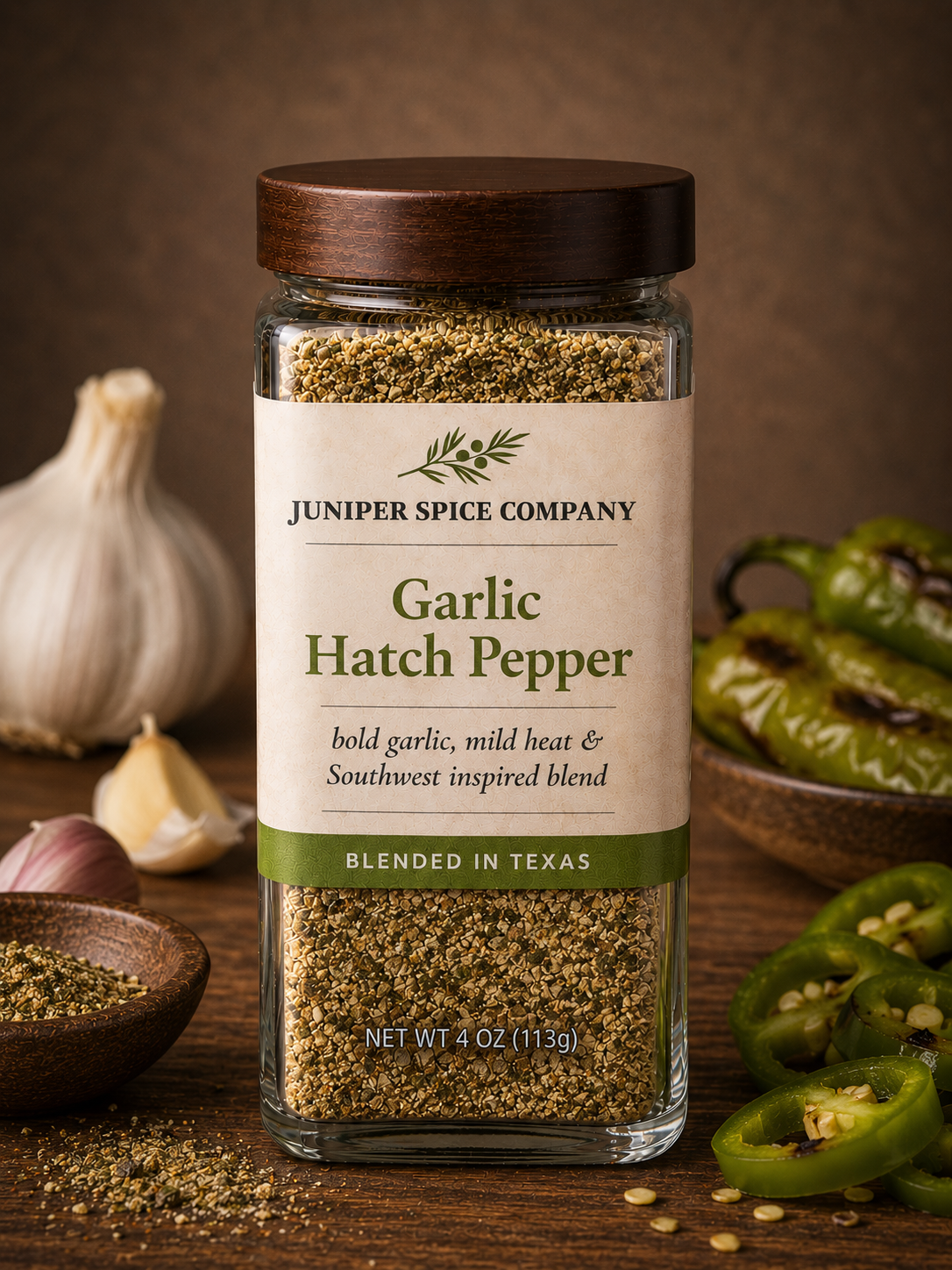 Garlic Hatch Pepper