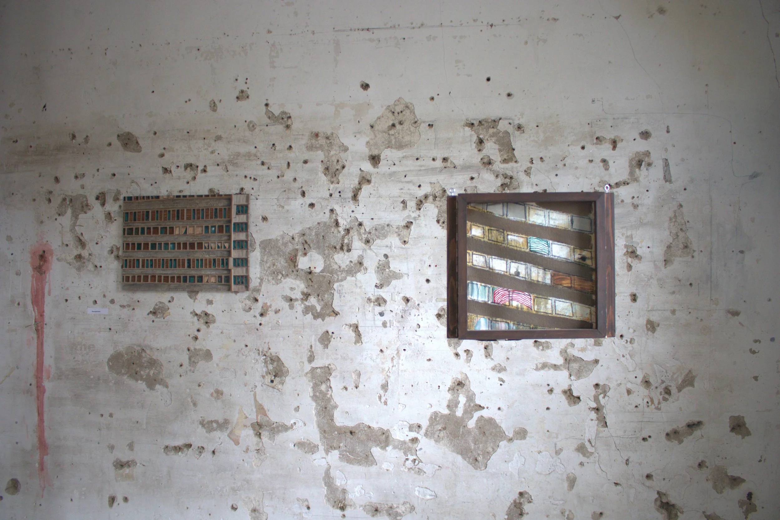'For We Are Where We Are Not' (left)
'Conditional Passage' (right)
by Seonaid Best
