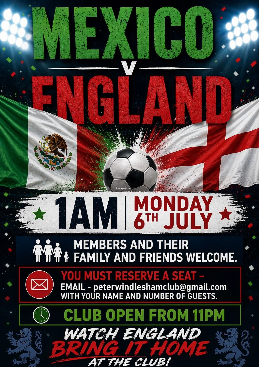 Mexico v England