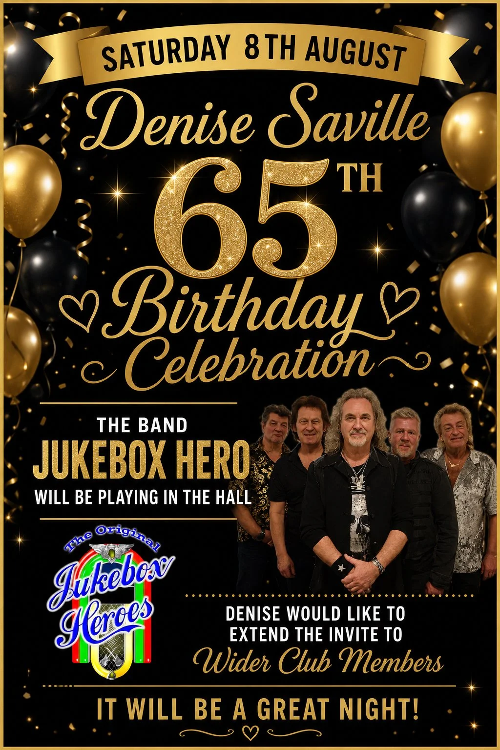 Denise Saville 65th Birthday Celebration!