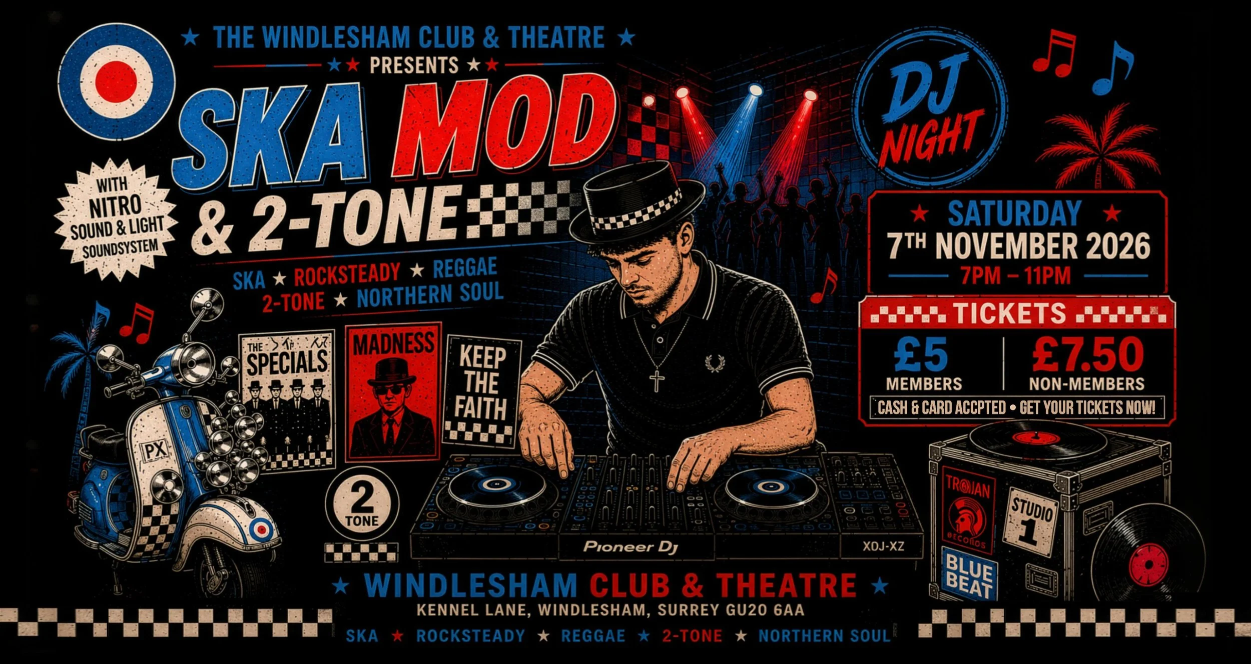 SKA MOD &amp; 2-TONE DJ Night