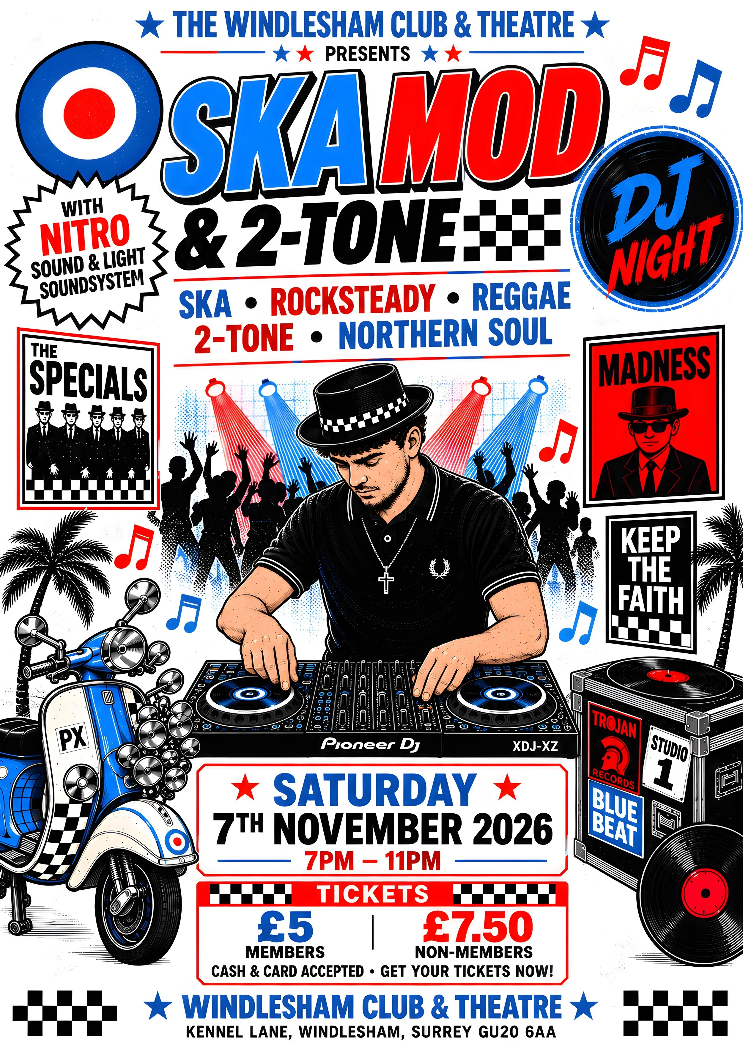 SKA MOD &amp; 2-TONE DJ Night